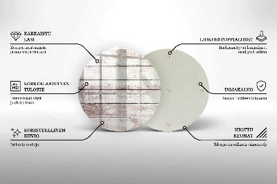 Base para velas de cemitério redondas Tábuas de madeira velhas