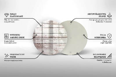 Base para velas de cemitério redondas Tábuas de madeira velhas