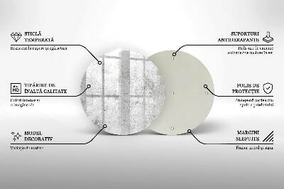 Base para velas de cemitério redondas Textura de concreto