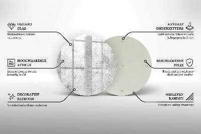 Base para velas de cemitério redondas Textura de concreto