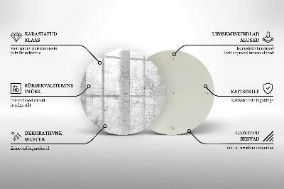 Base para velas de cemitério redondas Textura de concreto