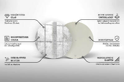 Base para velas de cemitério redondas Textura de concreto