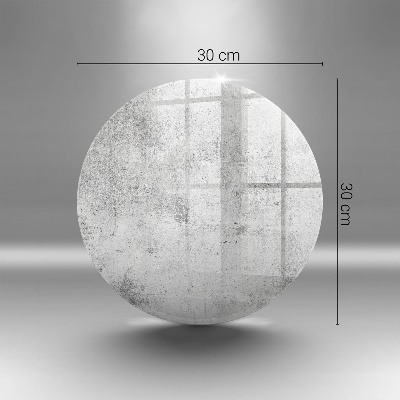 Base para velas de cemitério redondas Textura de concreto