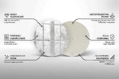 Base para velas de cemitério redondas Textura de concreto