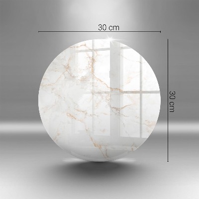 Base para velas de cemitério redondas Pedra de mármore elegante