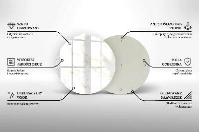 Base para velas de cemitério redondas Pedra de mármore elegante