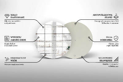 Base para velas de cemitério redondas Tábuas e folhas velhas