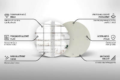 Base para velas de cemitério redondas Tábuas e folhas velhas
