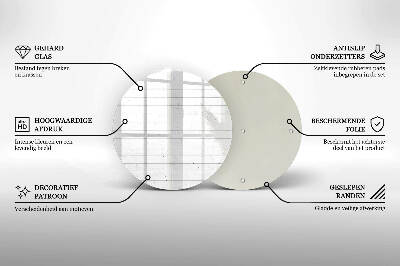 Base para velas de cemitério redondas Quadros de luz modernos