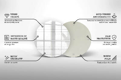 Base para velas de cemitério redondas Quadros de luz modernos