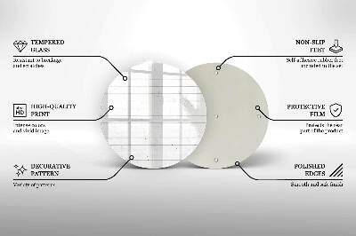 Base para velas de cemitério redondas Quadros de luz modernos