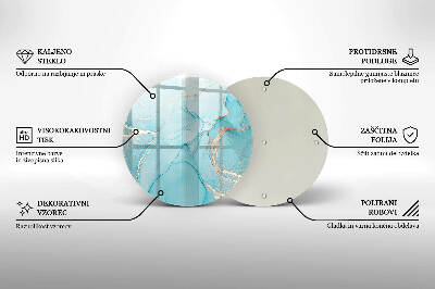 Base para velas de cemitério redondas Pedra abstrata