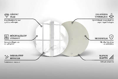 Base para velas de cemitério redondas Mármore moderno