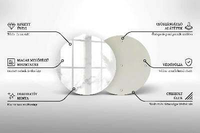 Base para velas de cemitério redondas Mármore moderno