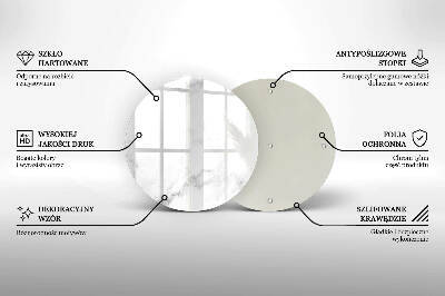 Base para velas de cemitério redondas Mármore moderno
