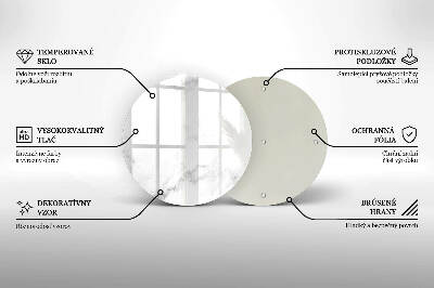Base para velas de cemitério redondas Mármore moderno