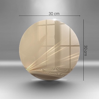 Base para velas de cemitério redondas Abstração moderna