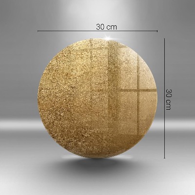 Base para velas de cemitério redondas Fundo de textura dourada