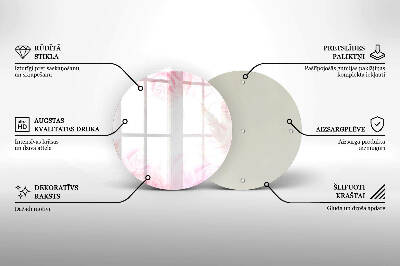 Base para velas de cemitério redondas Fundo de rosas delicadas