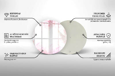 Base para velas de cemitério redondas Fundo de rosas delicadas