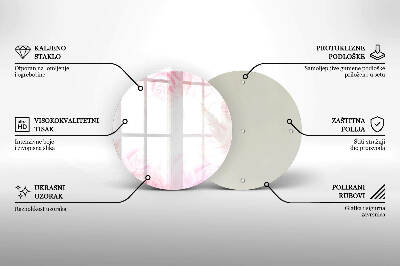Base para velas de cemitério redondas Fundo de rosas delicadas