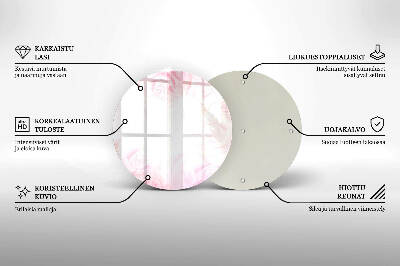 Base para velas de cemitério redondas Fundo de rosas delicadas