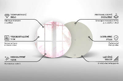 Base para velas de cemitério redondas Fundo de rosas delicadas