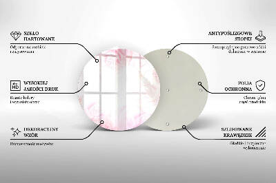 Base para velas de cemitério redondas Fundo de rosas delicadas