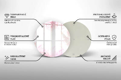 Base para velas de cemitério redondas Fundo de rosas delicadas