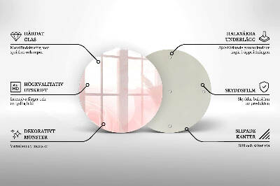 Base para velas de cemitério redondas Fundo de rosas pastel