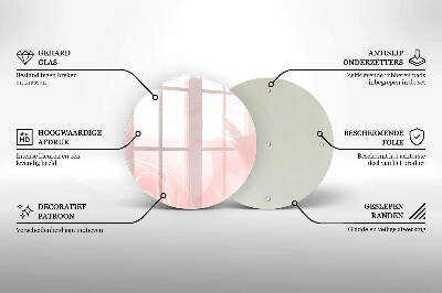 Base para velas de cemitério redondas Fundo de rosas pastel