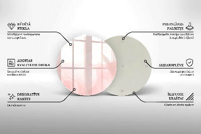 Base para velas de cemitério redondas Fundo de rosas pastel