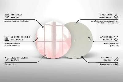 Base para velas de cemitério redondas Fundo de rosas pastel