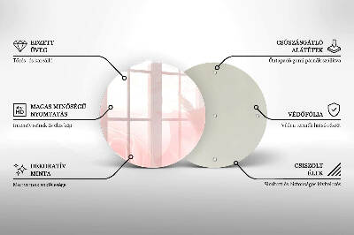 Base para velas de cemitério redondas Fundo de rosas pastel