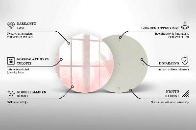 Base para velas de cemitério redondas Fundo de rosas pastel