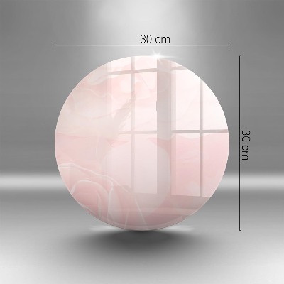 Base para velas de cemitério redondas Fundo de rosas pastel