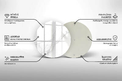 Base para velas de cemitério redondas Fundo de pedra de mármore