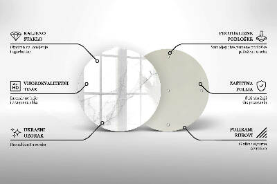 Base para velas de cemitério redondas Fundo de pedra de mármore