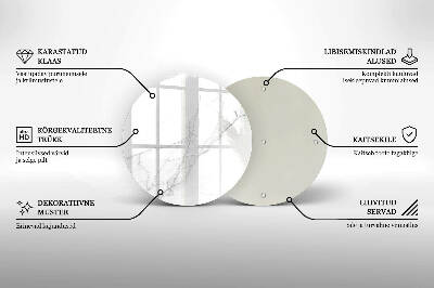 Base para velas de cemitério redondas Fundo de pedra de mármore