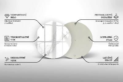 Base para velas de cemitério redondas Fundo de pedra de mármore