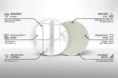 Base para velas de cemitério redondas Fundo de pedra de mármore
