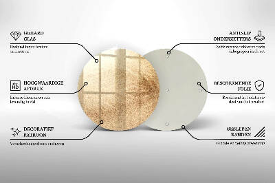 Base para velas de cemitério redondas Areia