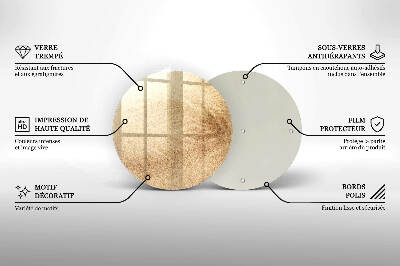 Base para velas de cemitério redondas Areia