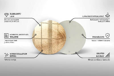 Base para velas de cemitério redondas Areia