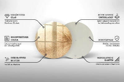 Base para velas de cemitério redondas Areia