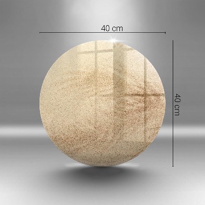 Base para velas de cemitério redondas Areia