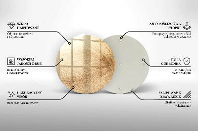 Base para velas de cemitério redondas Areia