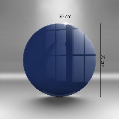 Base para velas de cemitério redondas Cor azul