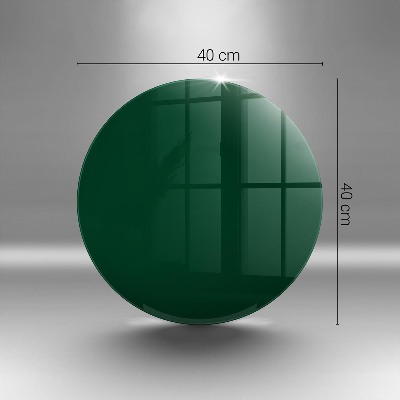 Base para velas de cemitério redondas Cor verde