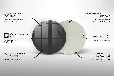 Base para velas de cemitério redondas Cor cinza